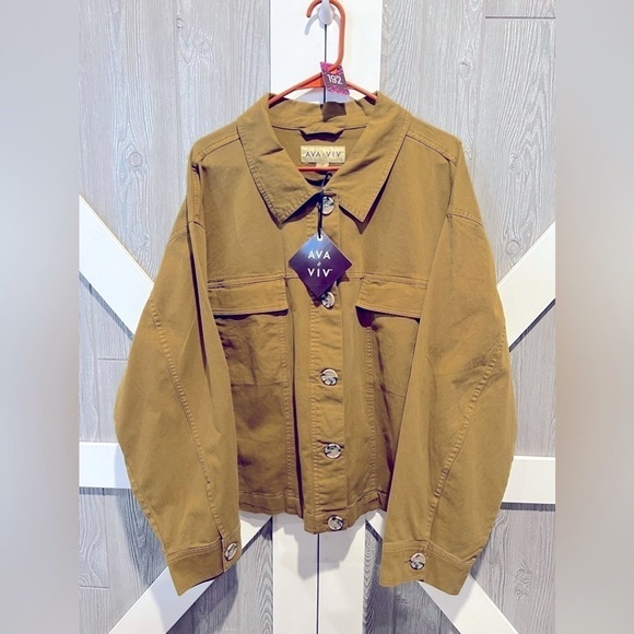 Ava & Viv Jackets & Blazers - 192. NWT Ava & Viv Women's Plus Size Anorak Jacket 3X